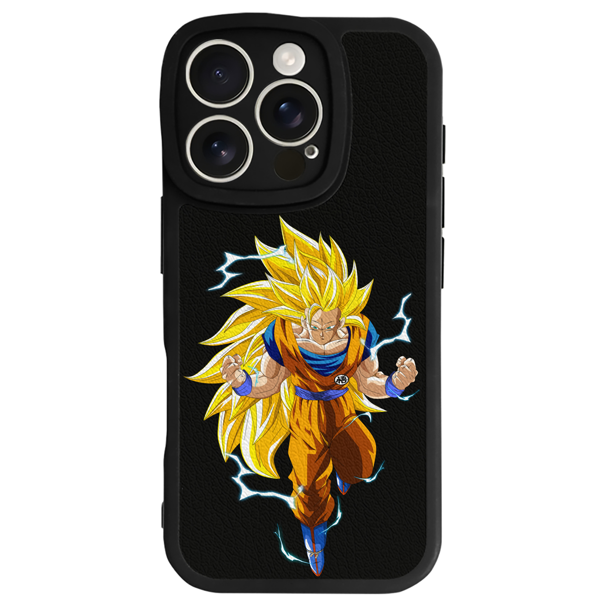（画像用） ドラゴンボール 孫悟空（そん ごくう）Son Goku カカロット DRAGON BALL Kakarotto 【iPhone 16シリーズ対応】シリコンスマホケース（レザー調） 材質：シリコン